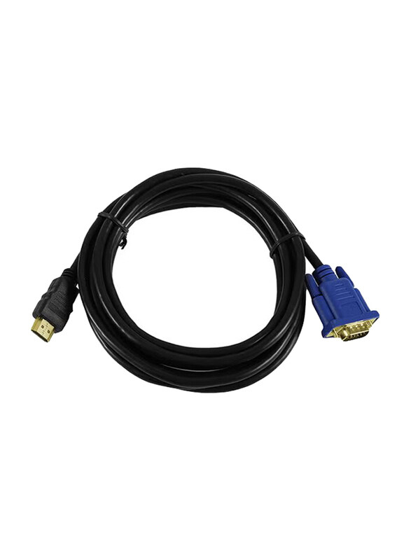 

Generic HDMI Male to VGA 15 Pin Male Adapter Cable, Black