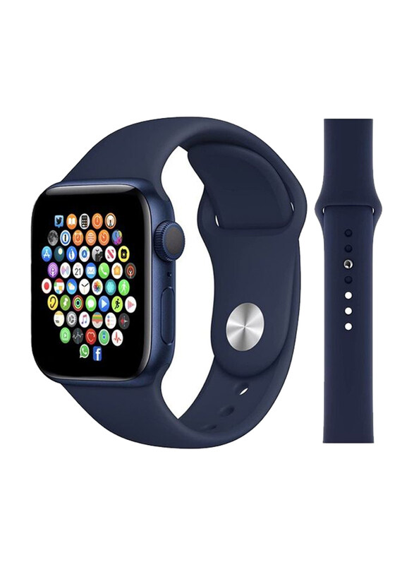 

Black Tiger Series 7 44mm Sports Bluetooth Smartwatch With Health Fitness Tracker, Blue