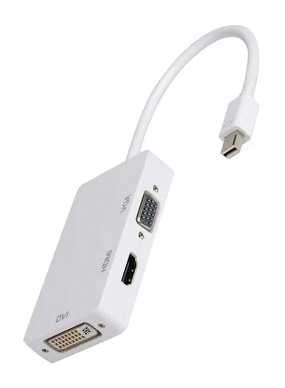 

Ehome Mini DP Adapter, HDMI/VGA/DVI to Display Port for Display Devices, White