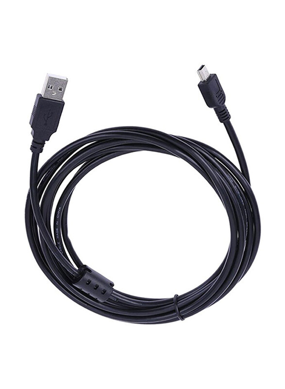 

Generic 2-Feet Mini B 5Pin Male Data Cable, USB Type A Male To Micro-B USB (5 pin) Male Data Cable, Black
