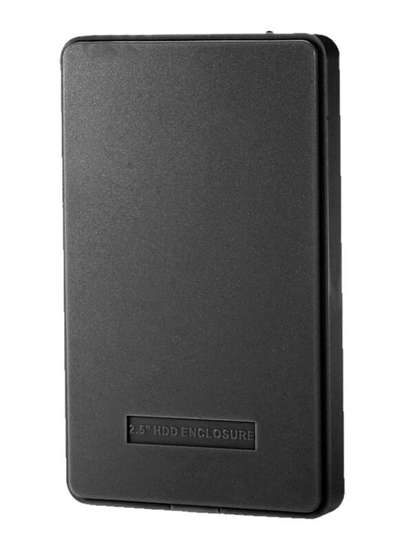 

Generic SATA SSD HDD Enclosure USB2.0 to SATA Hard Disk Case Portable Tool-free SSD HDD Enclosure, Black