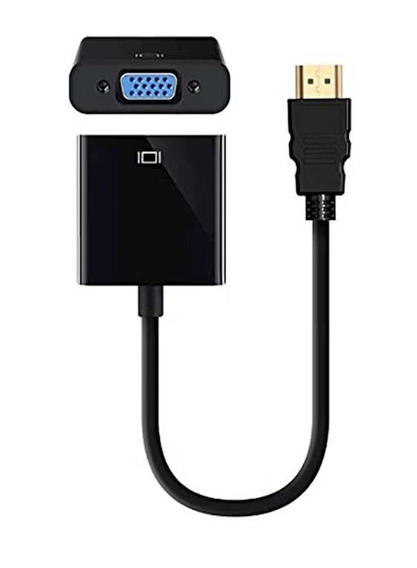 

Generic HDMI to VGA Adapter Converter, Black