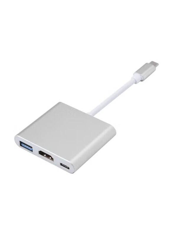 

Generic Type-C to 4K HDMI USB Convertible Adapter for Apple MacBook, White