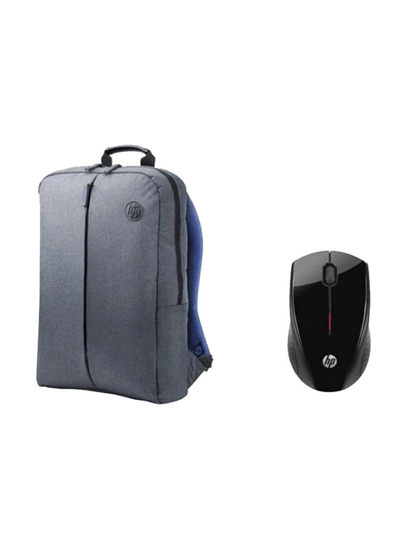 

HP 15.6-Inch Laptop Backpack With Mouse, Grey/Black
