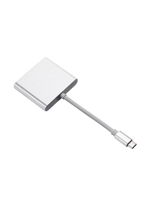 

Generic 4K Type-C Adapter, Multiple Types to USB Type-C for Display Devices, Silver