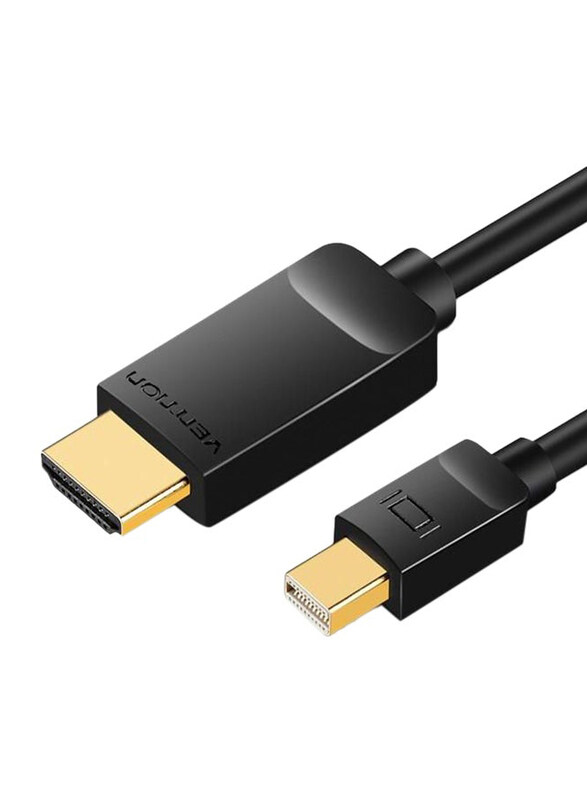 

Vention 2-Meters 4K HDMI Cable, Mini Display to HDMI, Black
