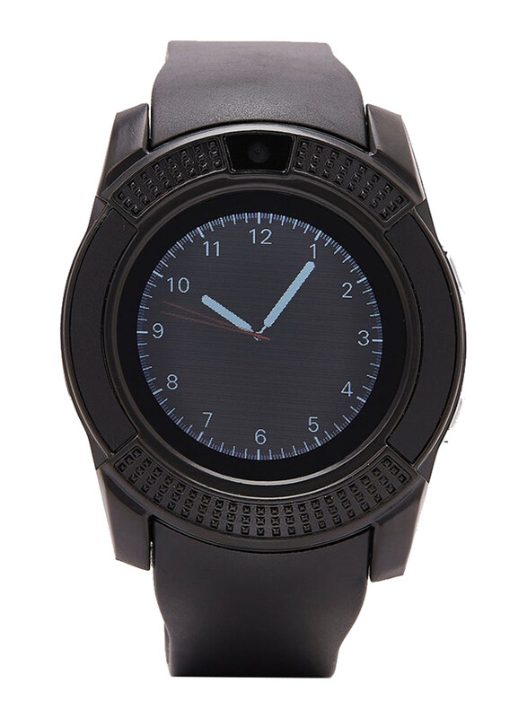 

Smart Bison V8 Smartwatch With Camera, Black