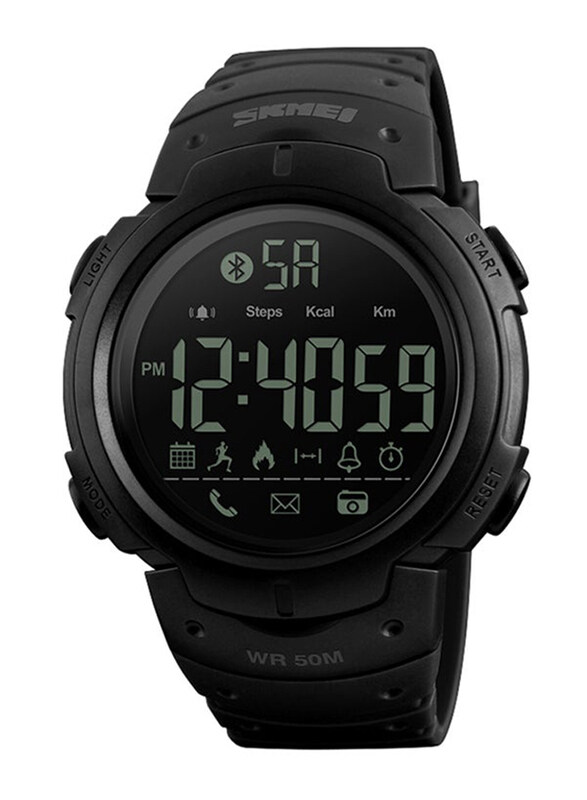

SKMEI 1301 Bluetooth Digital Sport Smartwatch, Black