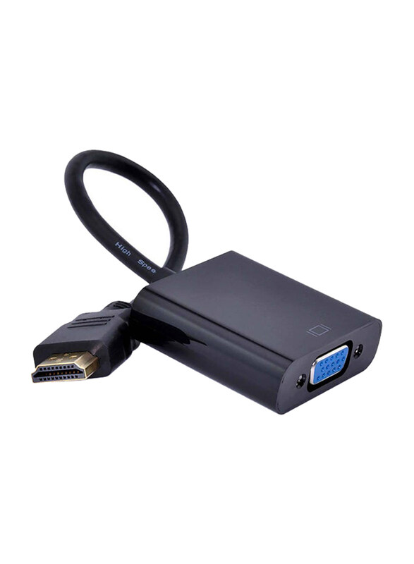 

Generic VGA HDTV Cable Adapter, VGA to HDMI, Black