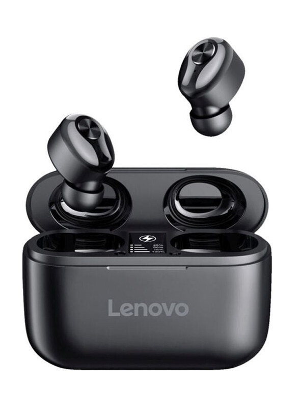 

Lenovo Wireless In-Ear Noise Cancelling Earbuds with Mic, Black