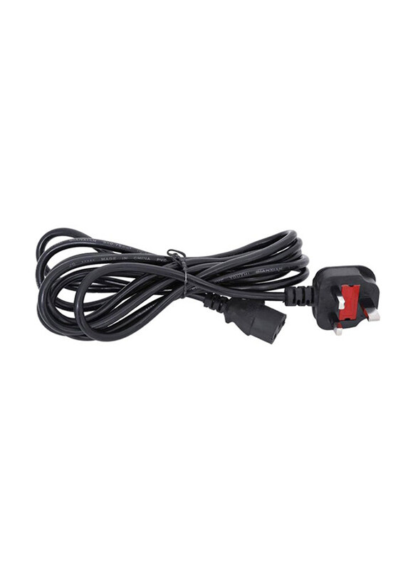 

Generic 3M 3-Pin Desktop Power Cable with Fuse, Black