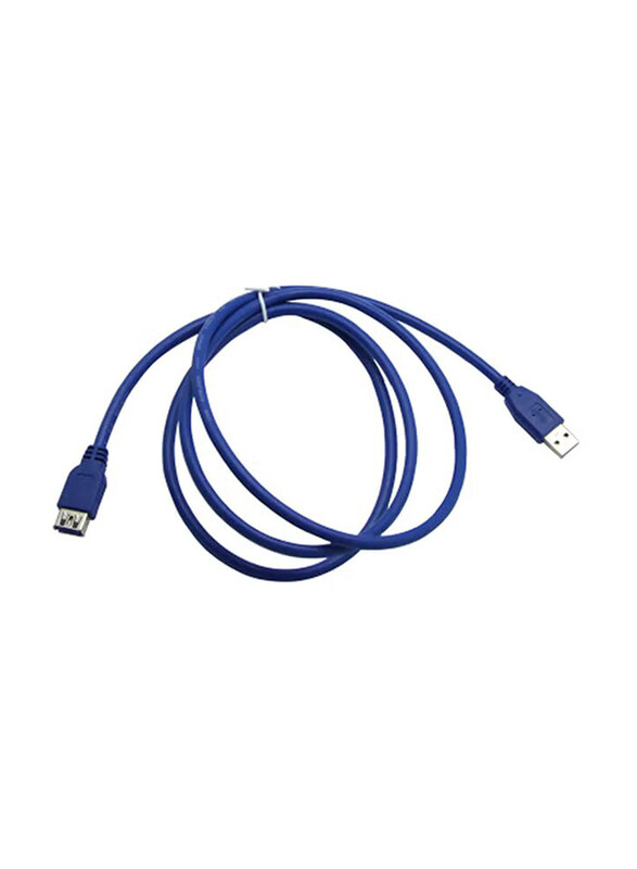 

Generic 1.8-Meter USB 3.0 A Male To A Female Data Extension Cable USB 3.0 Extension Cable, Blue