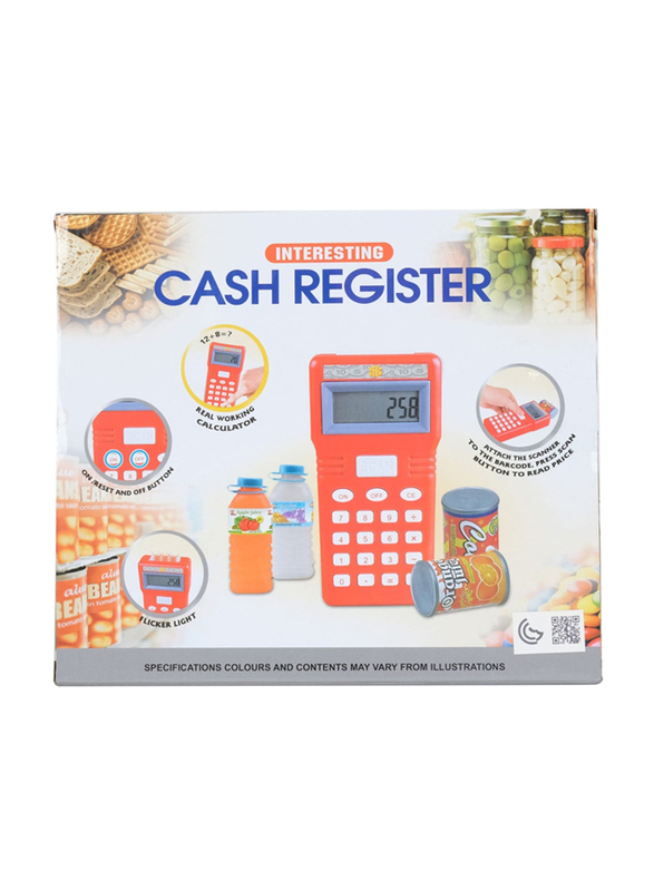 Kids Toy Calculator Cash Register Game, Multicolour