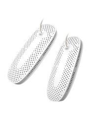 Electric Shoe Dryer, 2 Pieces, White