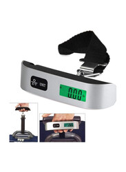 LCD Display Digital Luggage Scale, Silver