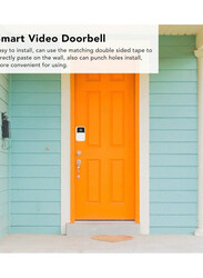 Smart Visual Doorbell with HD Video, White