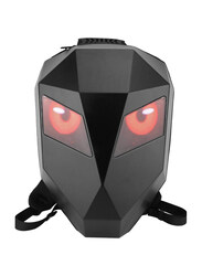 LED Motorcycle Backpack with Programmable Screen for Men, Black