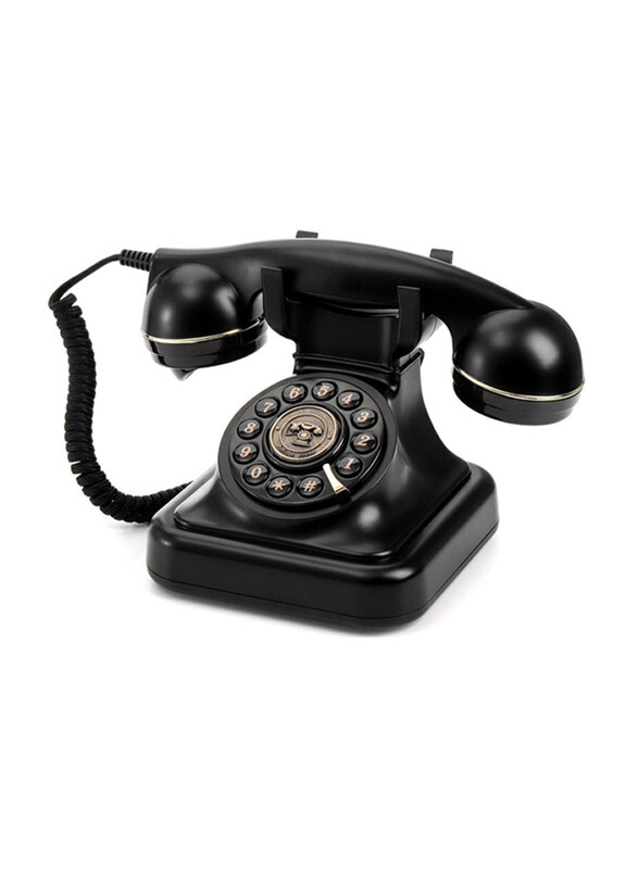 

Generic Vintage Retro Telephone, Black