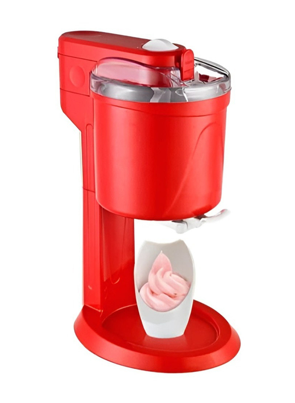 1L Ice Cream Maker, 15W, Red