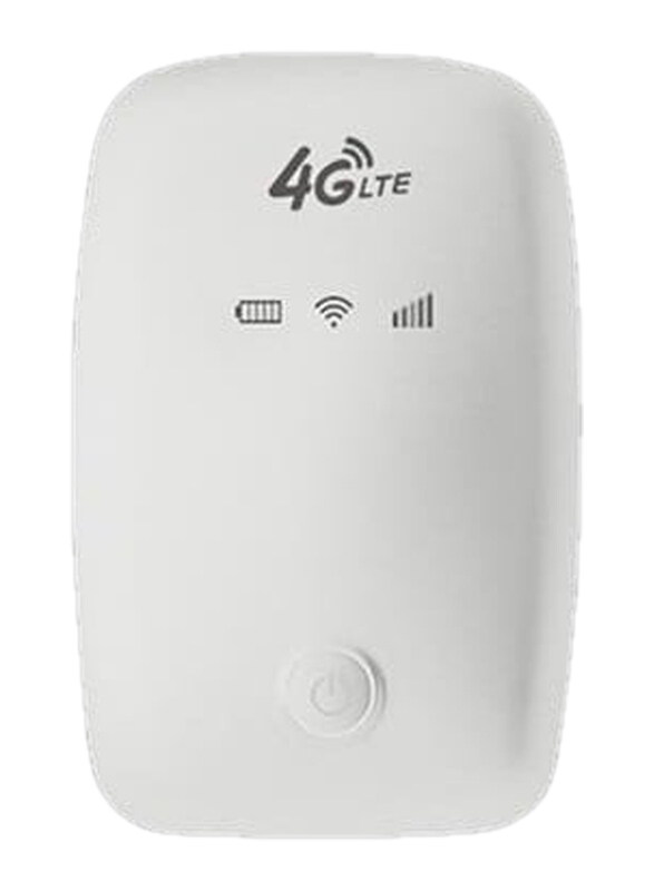 4G LTE Portable High-Speed Mobile Wi-Fi Router, White