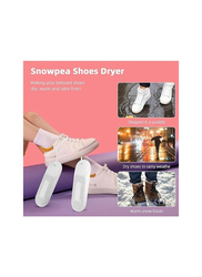 Electric Shoe Dryer, 2 Pieces, White