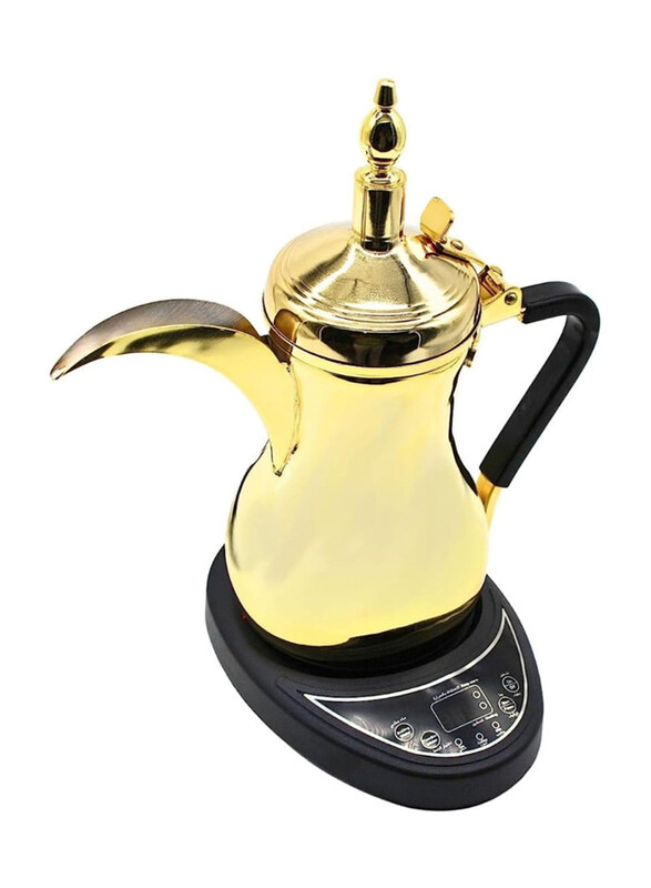 

Generic 1.2L Electric Stainless Steel Elegant Premium Arabic Coffee Maker, Gold