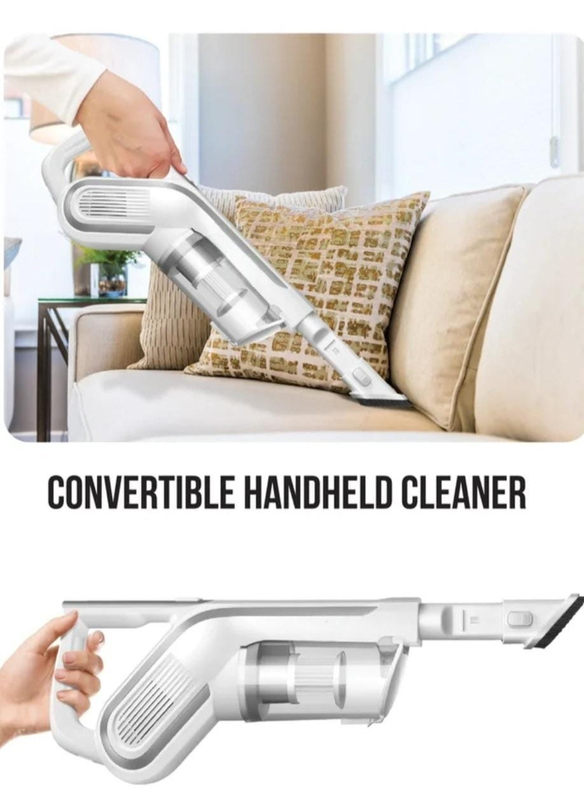 13 in-1 Cordless Rechargeable Vacuum Cleaner, 150W, Grey/Silver