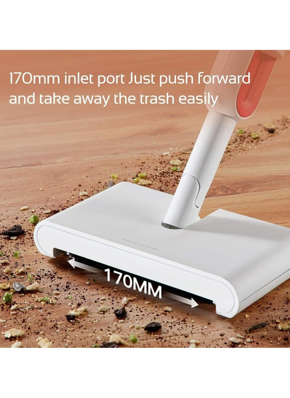 2-in-1 Smart Cordless Handheld Rotatable Sweeper with Water Spraying