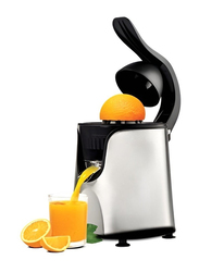 Citrus Professional Brushed Stainless Steel Fruit Juicer, 160W, Silver/Black