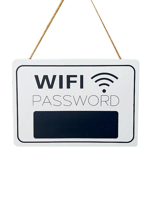 

Generic Wi-Fi Password Board, White