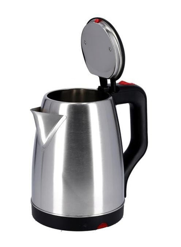 1.8L 360 Degrees Cordless Electric Jug Boil Dry Protection And Automatic Cut Off Perfect Stainless Steel Electric Kettle, 1500W, GK38044, Silver