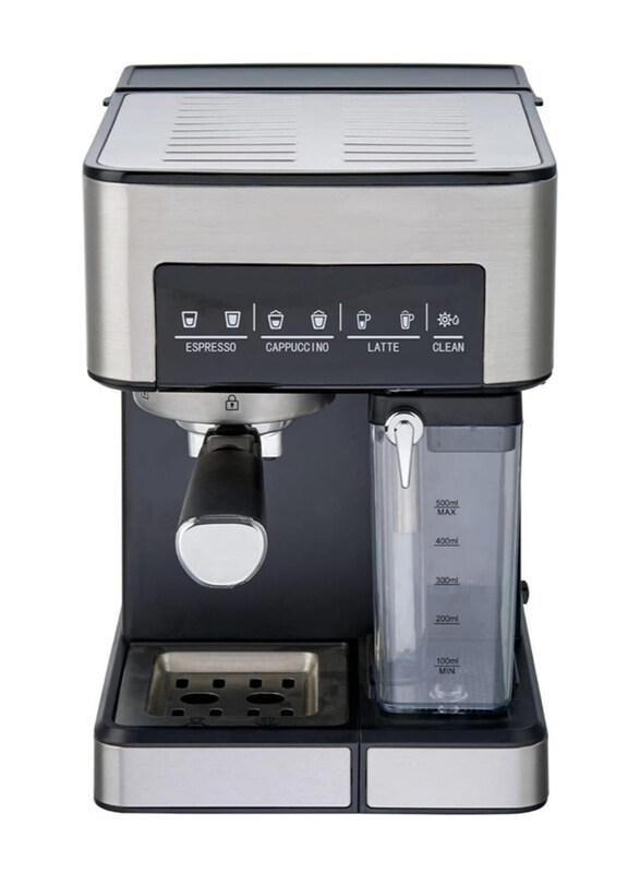 

Generic 1.5L Professional 3-in-1 Espresso Cappuccino Coffee Maker, Black/Grey