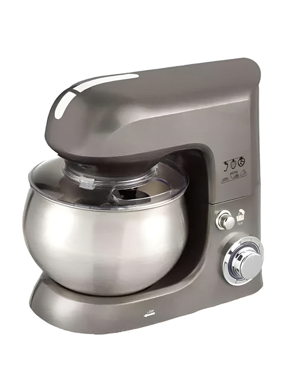 6.5L Powerful Stand Mixer with Bowl with 6-Speed, 1500W, Grey