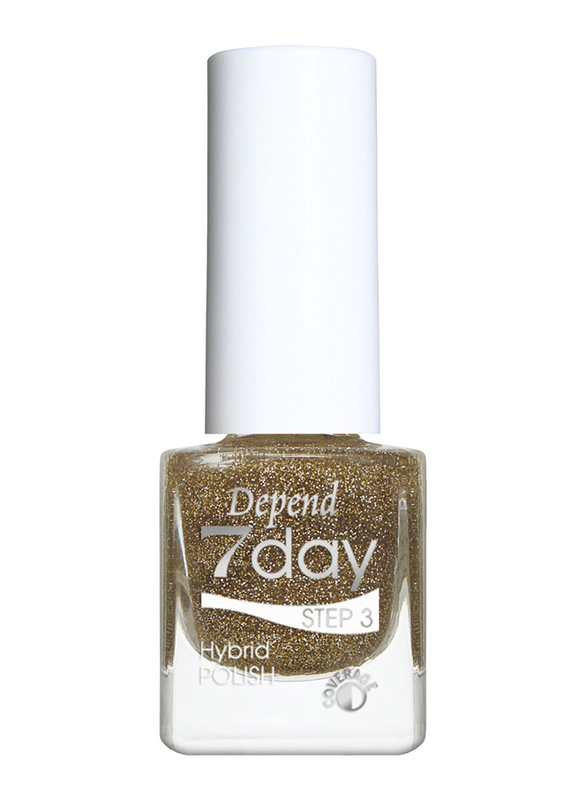 Depend 7Day Holiday Selection Nail Polish, 70109 Magical & Festive, Clear