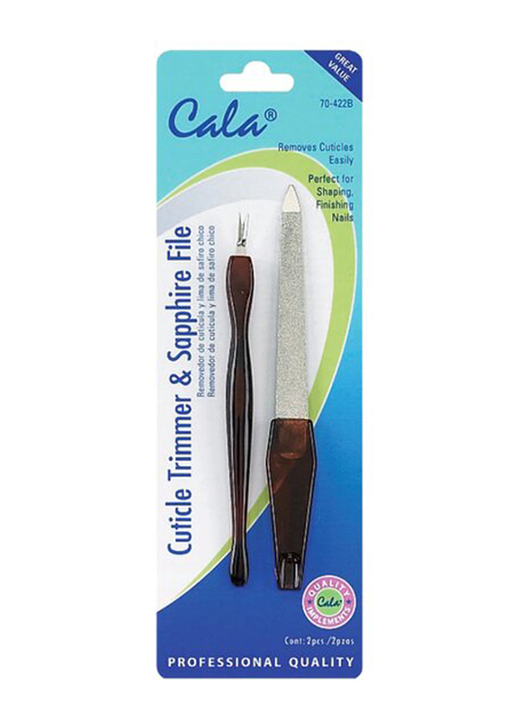 

Cala Cuticle Trimmer & Sapphire, Black/Silver