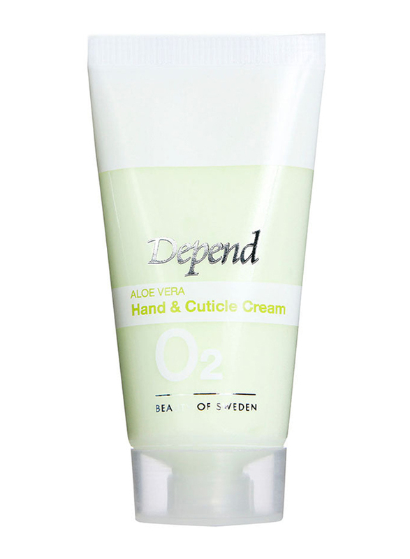 Depend Aloe Vera Hand & Cuticle Cream, 20ml, Green