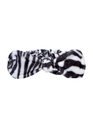 Cala Plush Zebra Headband, 69229, White/Black