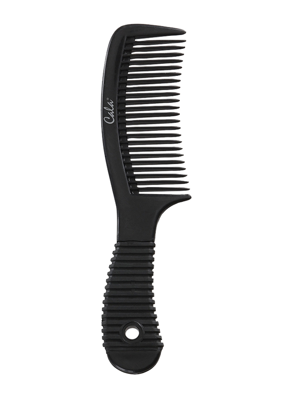 Cala E-Z Grip Handle Comb, 66210, Black