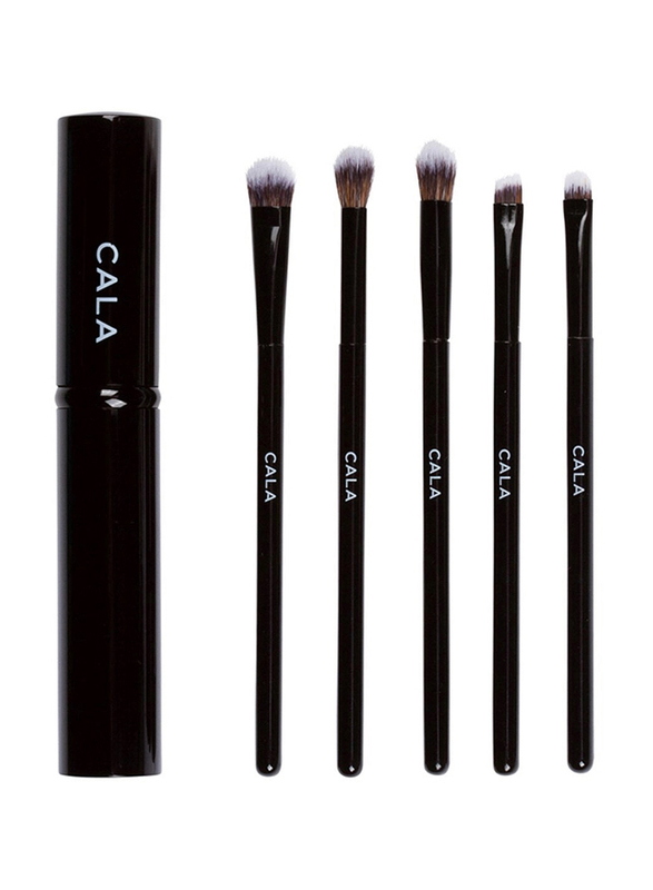 Cala Eye Need It Brush, 5 Pieces, Black