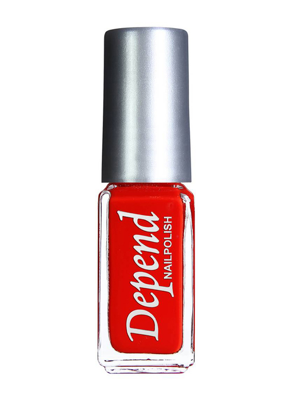 Depend Nail Polish, 5ml, Art. 036, Red