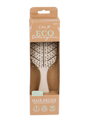 Cala Eco Detangler Earth Hair Brush, Multicolour