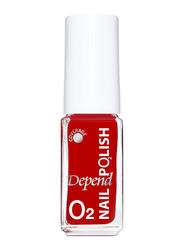 Depend O2 A Winters Tale Nail Polish, 5163 The End, Red