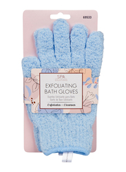 Cala Baby Blue Exfoliating Bath Gloves, 1 Pair