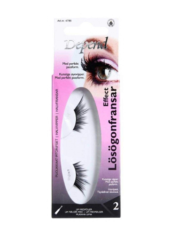 Depend Effect Artificial Eyelashes, 2 - Art. 4786, Black