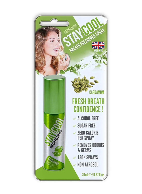 Staycool Cardamom Flavour Mouth Freshener Blister Pack, 20ml