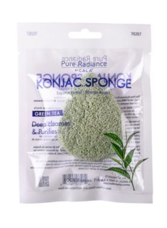 Cala Cleansing Sponge Konjac Green Tea, Green