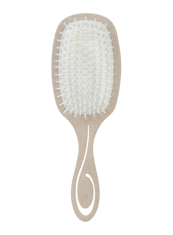 

Cala Eco-Friendly Earth Detangler Paddle Brush, 66172, Beige/White