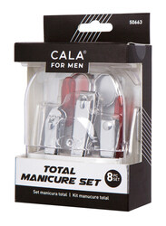 Cala Total Manicure Set, 8 Pieces, Silver