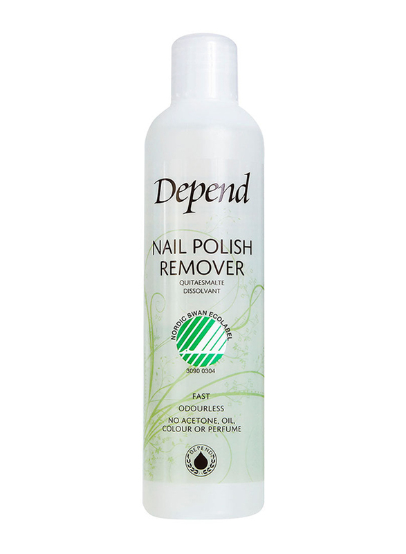 Depend Odourless Nail Polish Remover, 250ml, Green