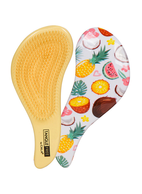 

Cala Tangle Free Mixed Fruits Hairbrush, 66877, Multicolour